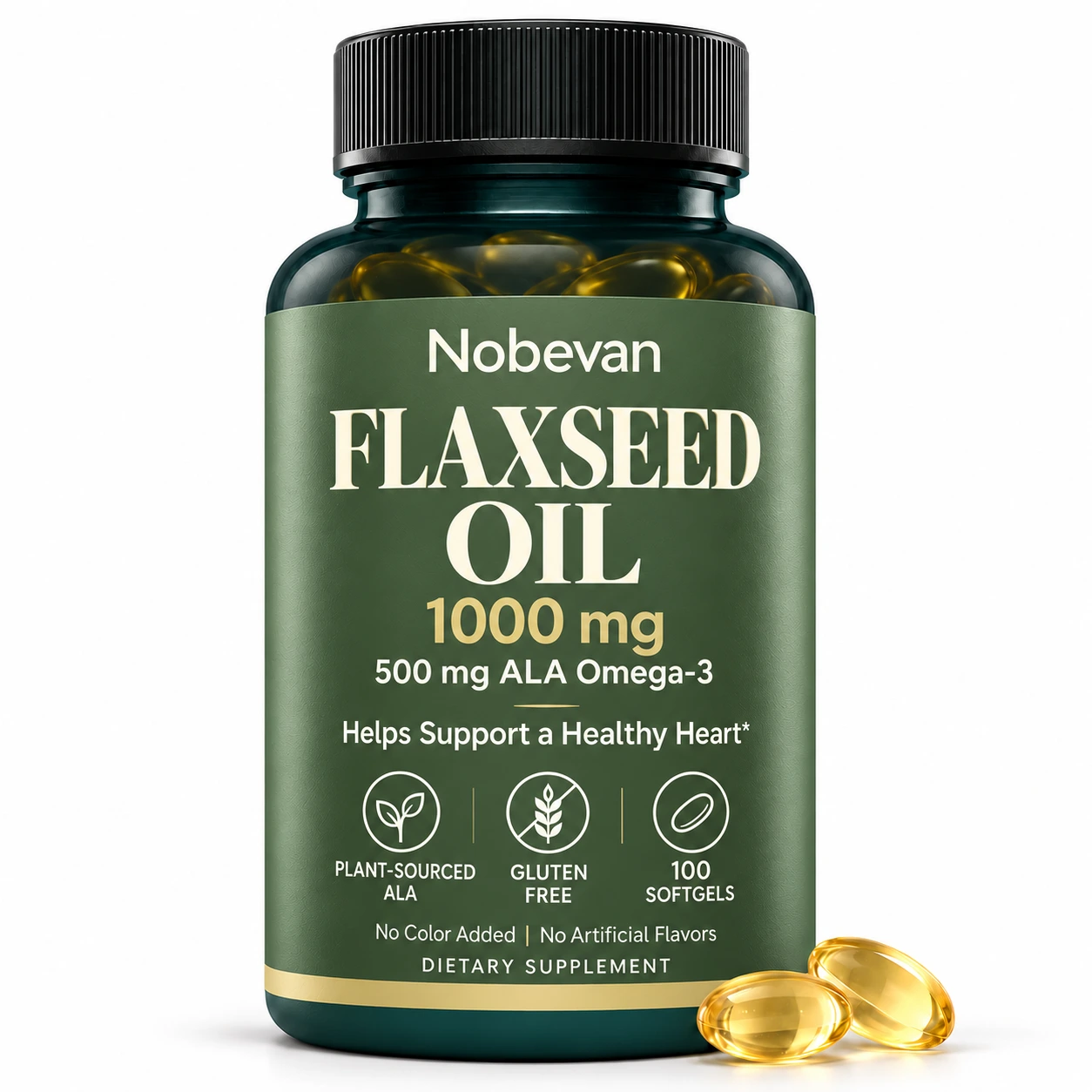 Flaxseed Oil 1000 mg Softgels