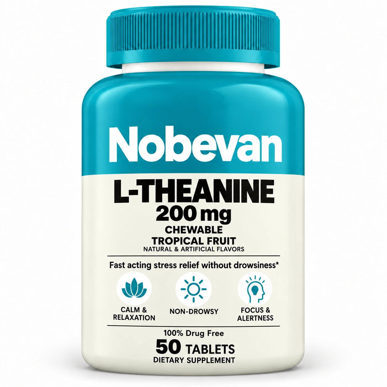 Chewable L-Theanine 200 mg Tablets